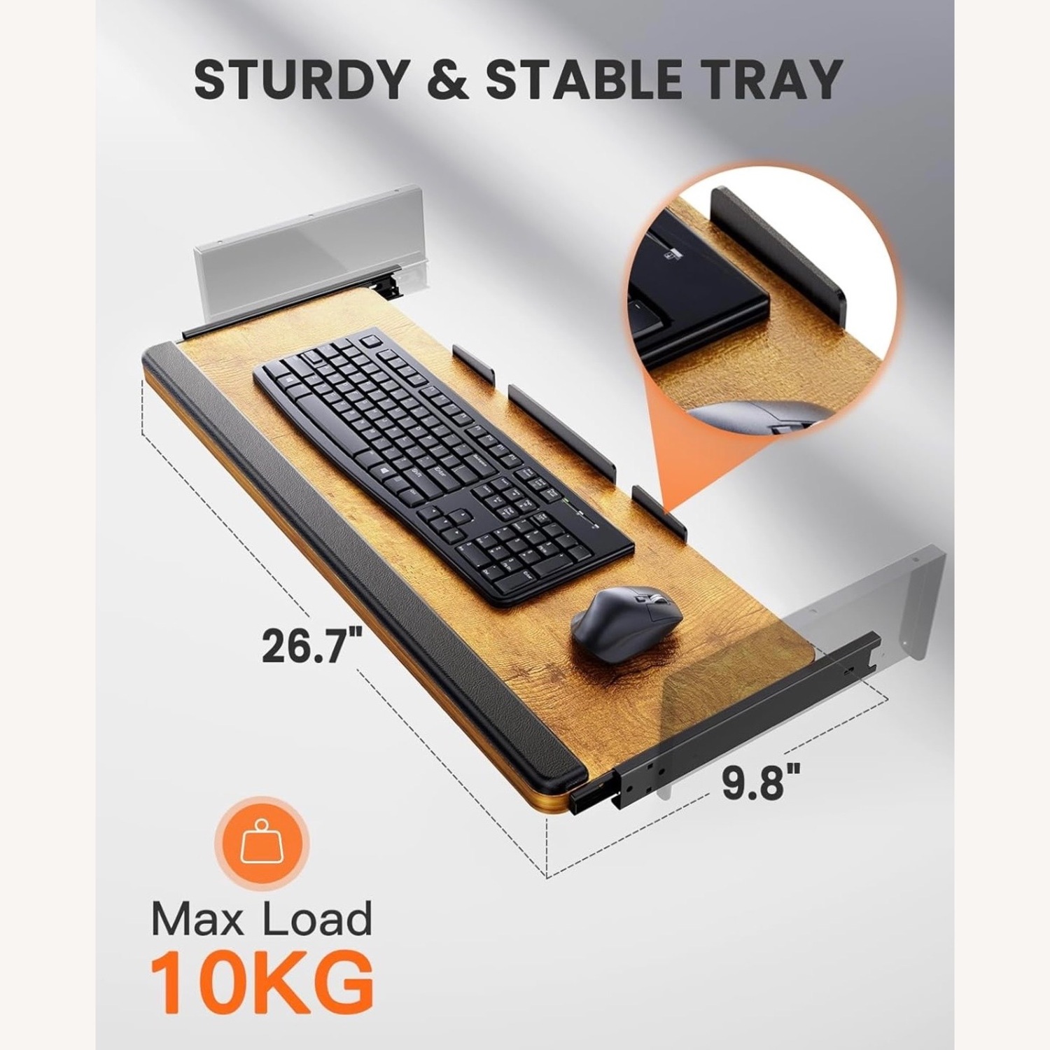 Electric Standing Wooden Desk  - image-5
