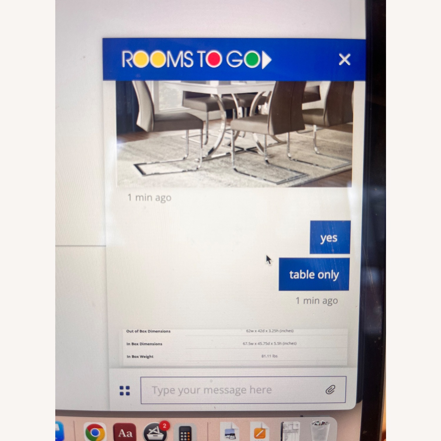 Rooms To Go White Dining Table - image-3