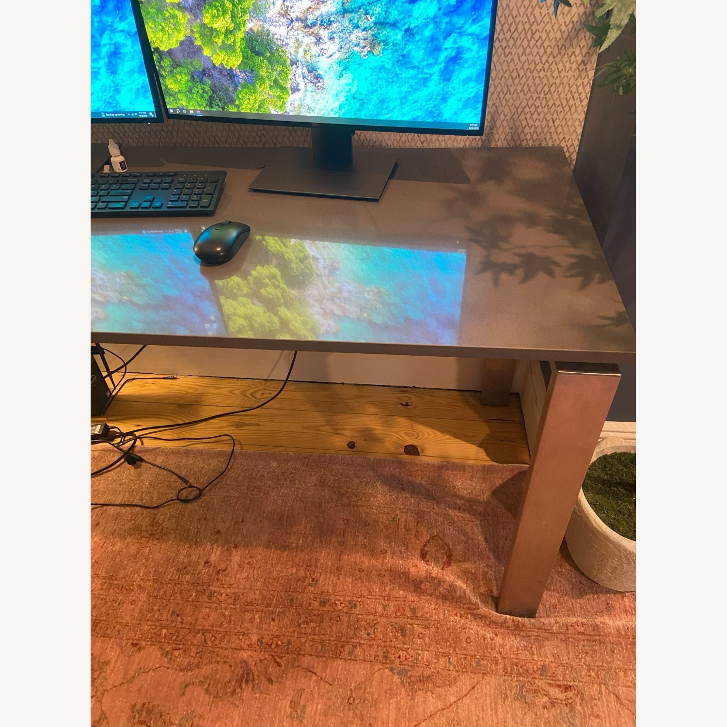 Room & Board Parsons Quartz Stone Desk - image-2