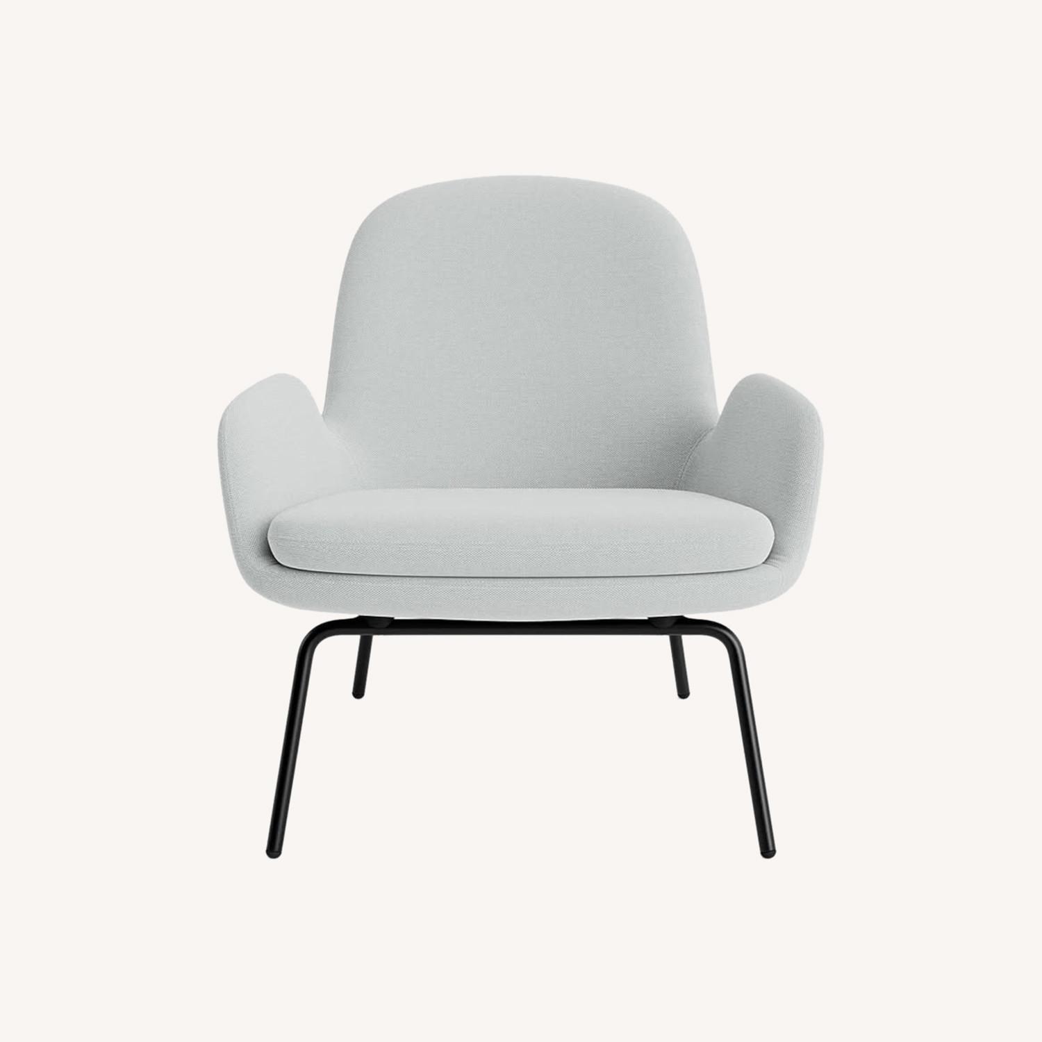 Normann Copenhagen Light Gray Velvet Armchair - image-0