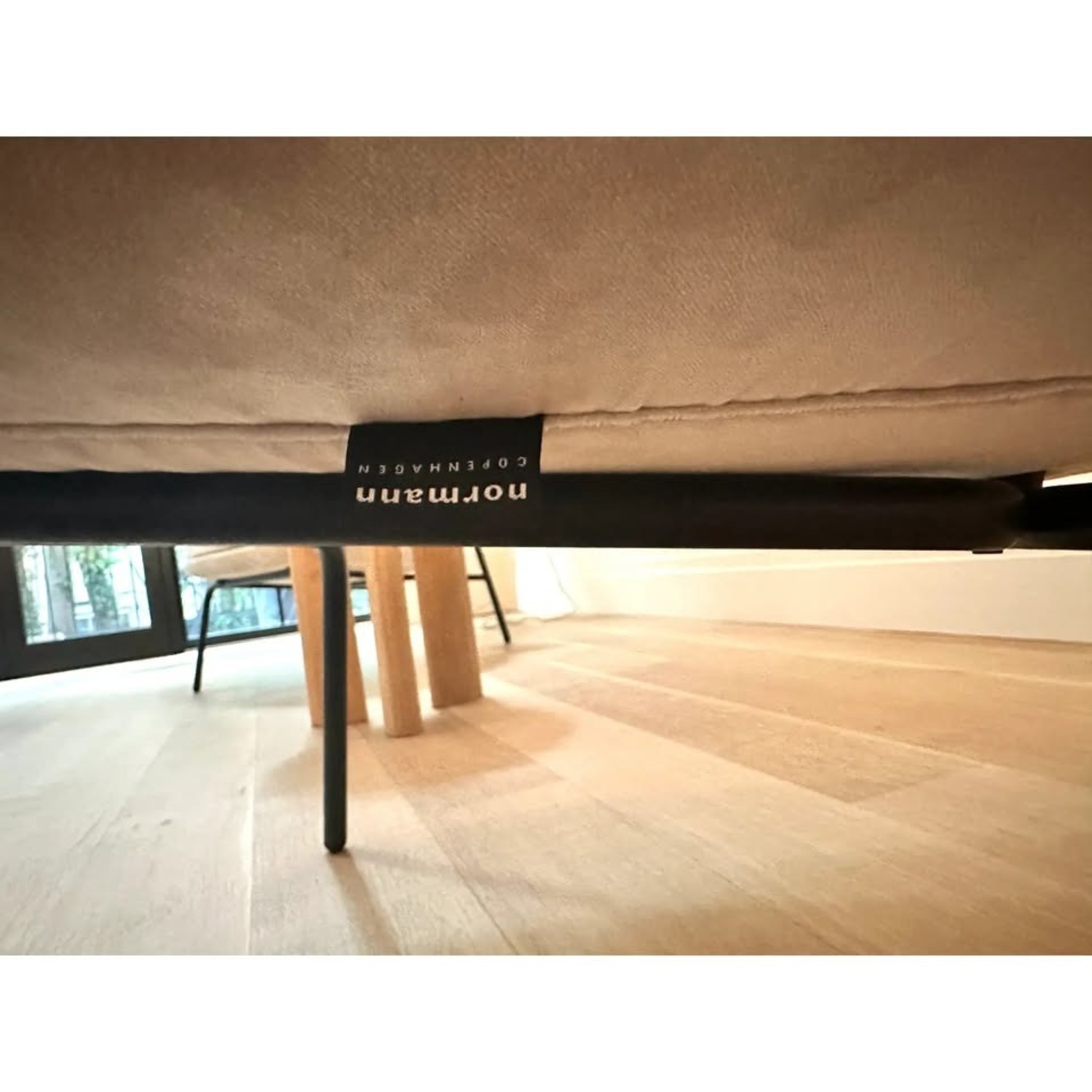 Normann Copenhagen Light Gray Velvet Armchair - image-4