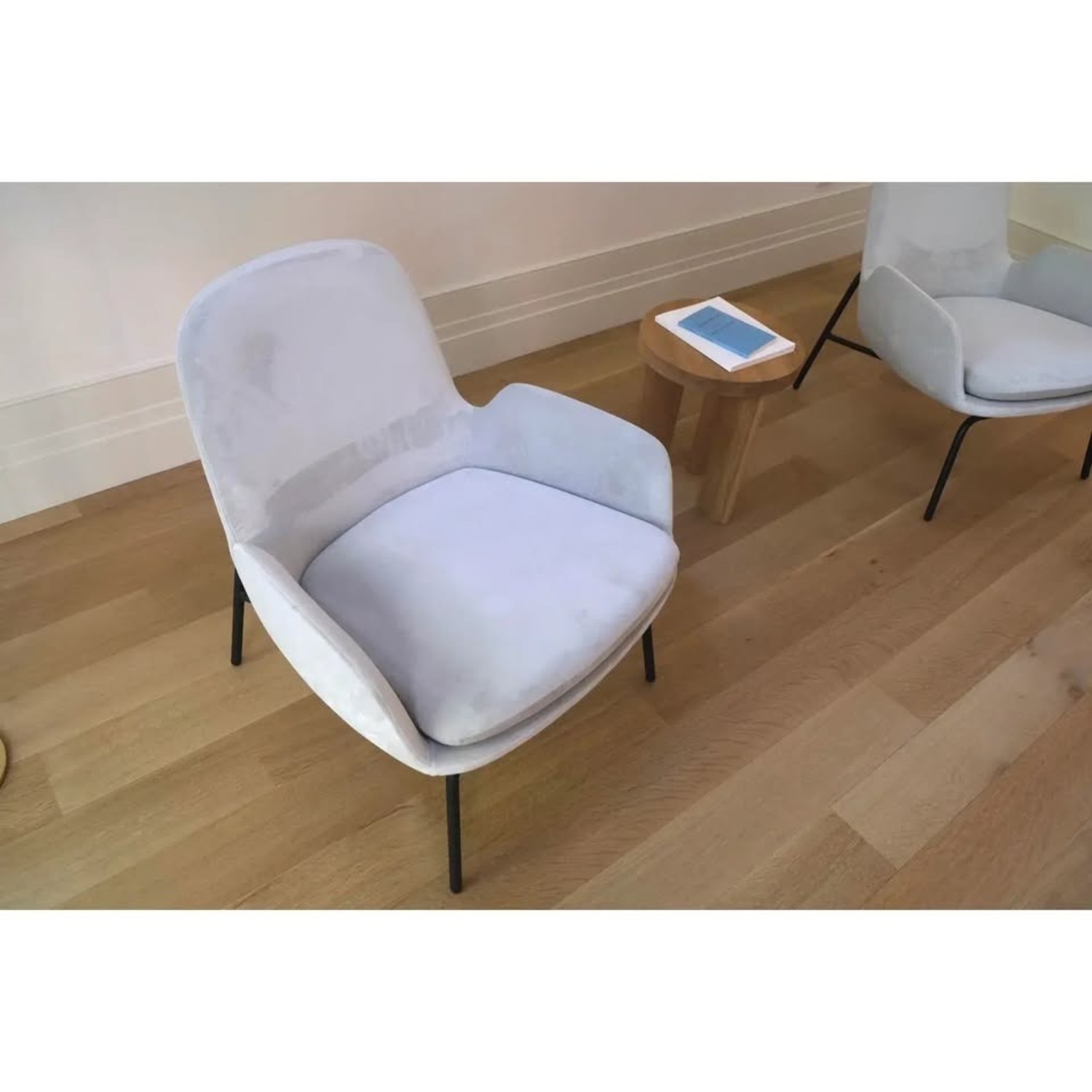 Normann Copenhagen Light Gray Velvet Armchair - image-6