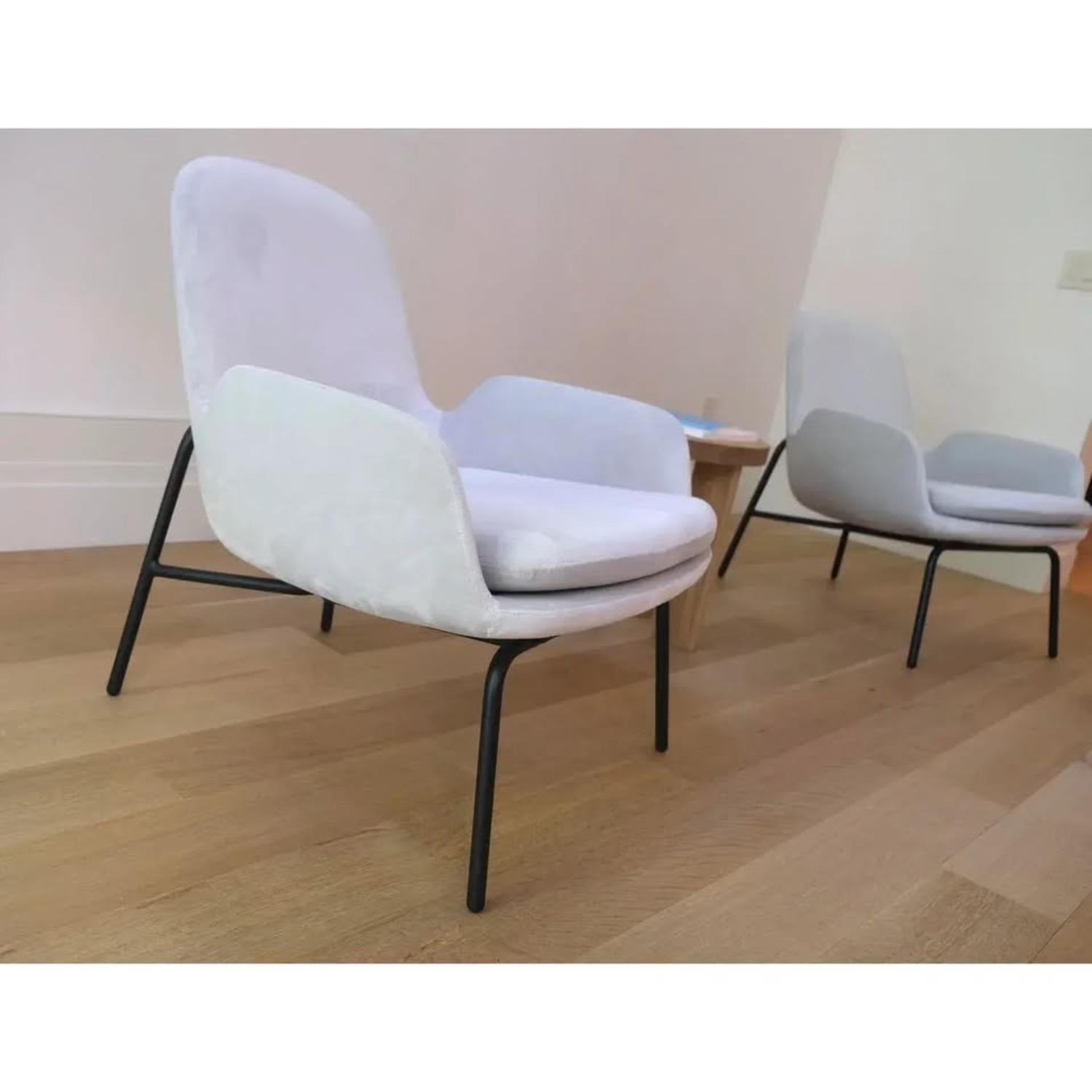 Normann Copenhagen Light Gray Velvet Armchair - image-5
