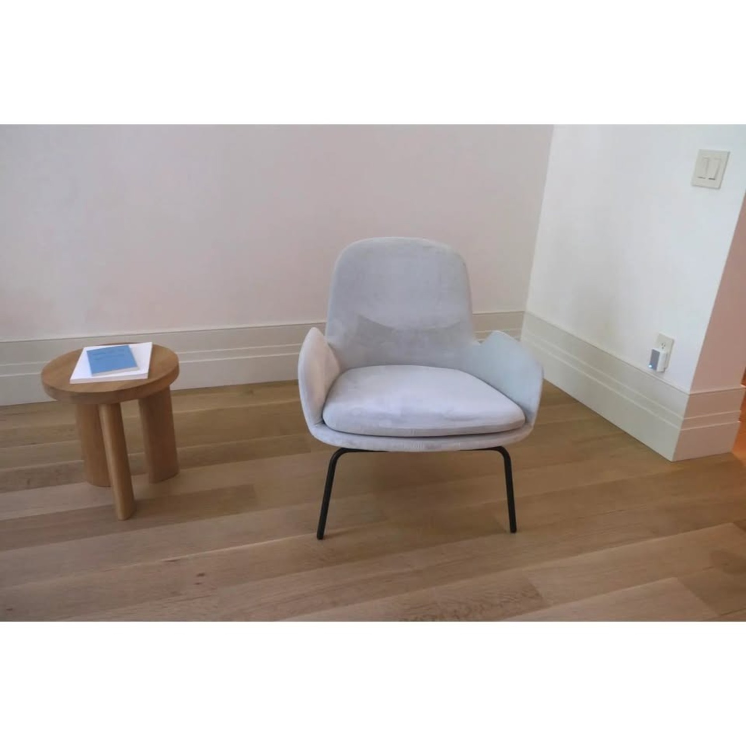 Normann Copenhagen Light Gray Velvet Armchair - image-7