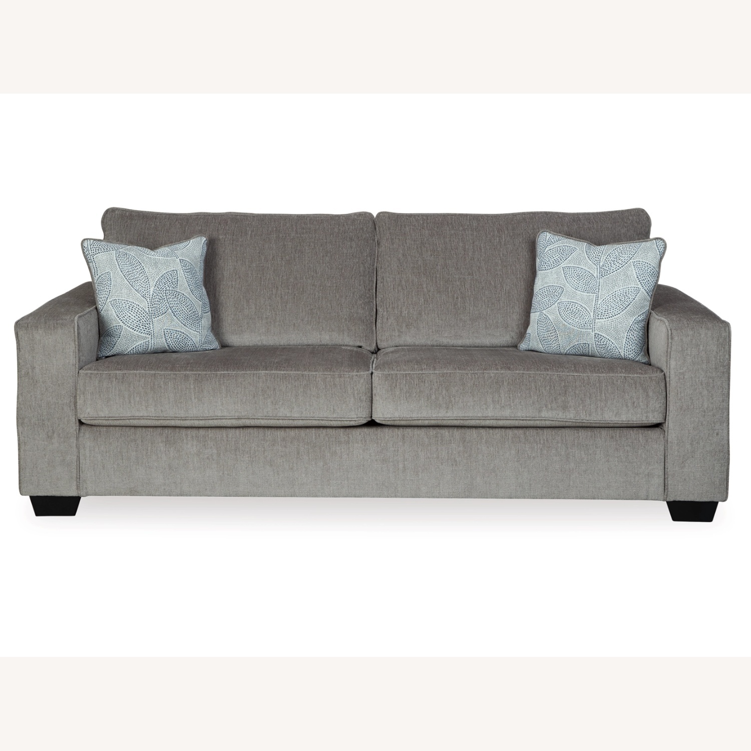 Ashley Furniture Light Gray Fabric 2 Seater Sofa - image-4