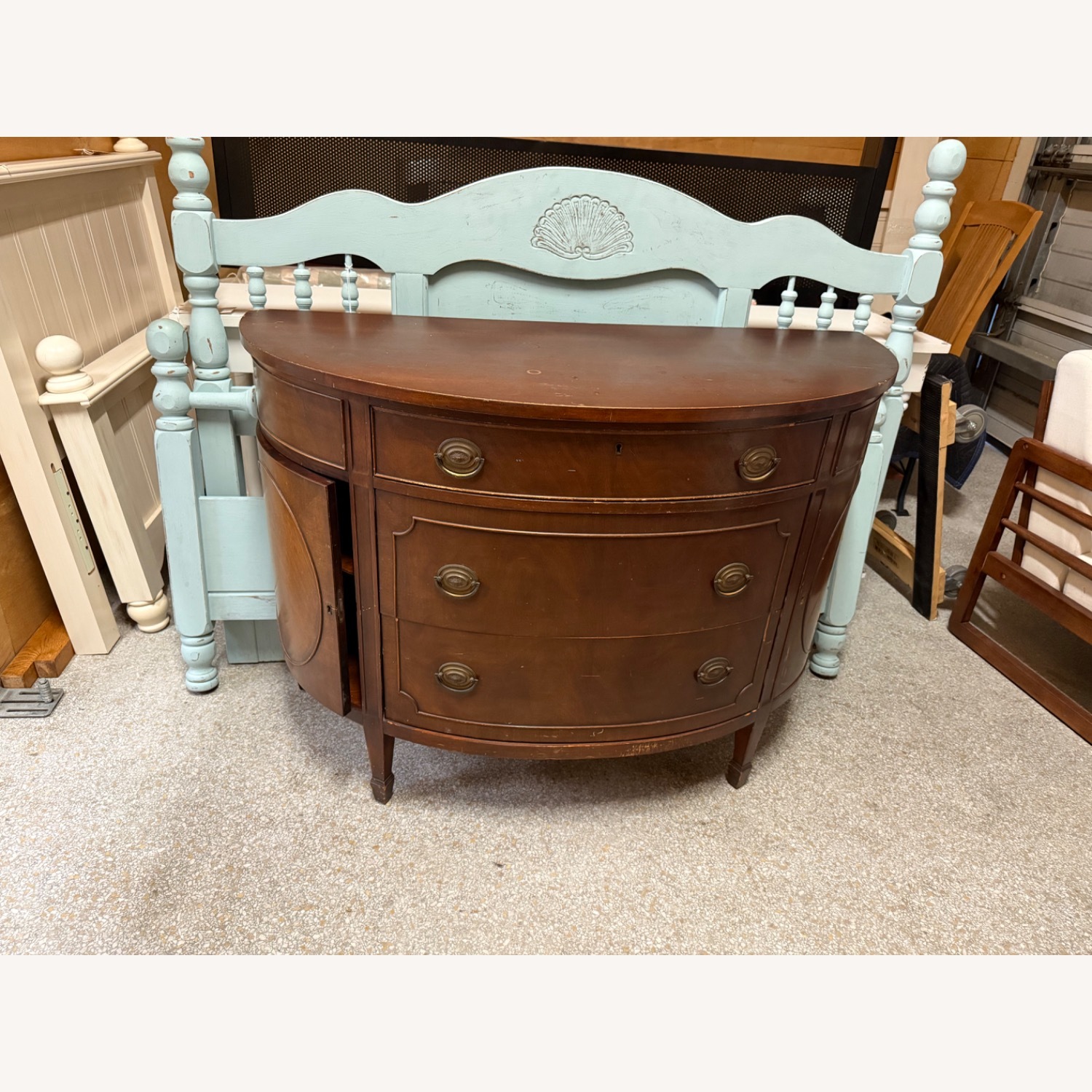 Vintage Demilune Cabinet - image-1