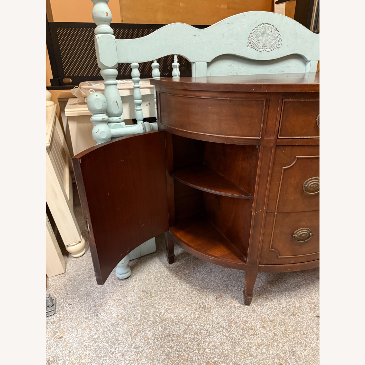 Vintage Demilune Cabinet - image-2