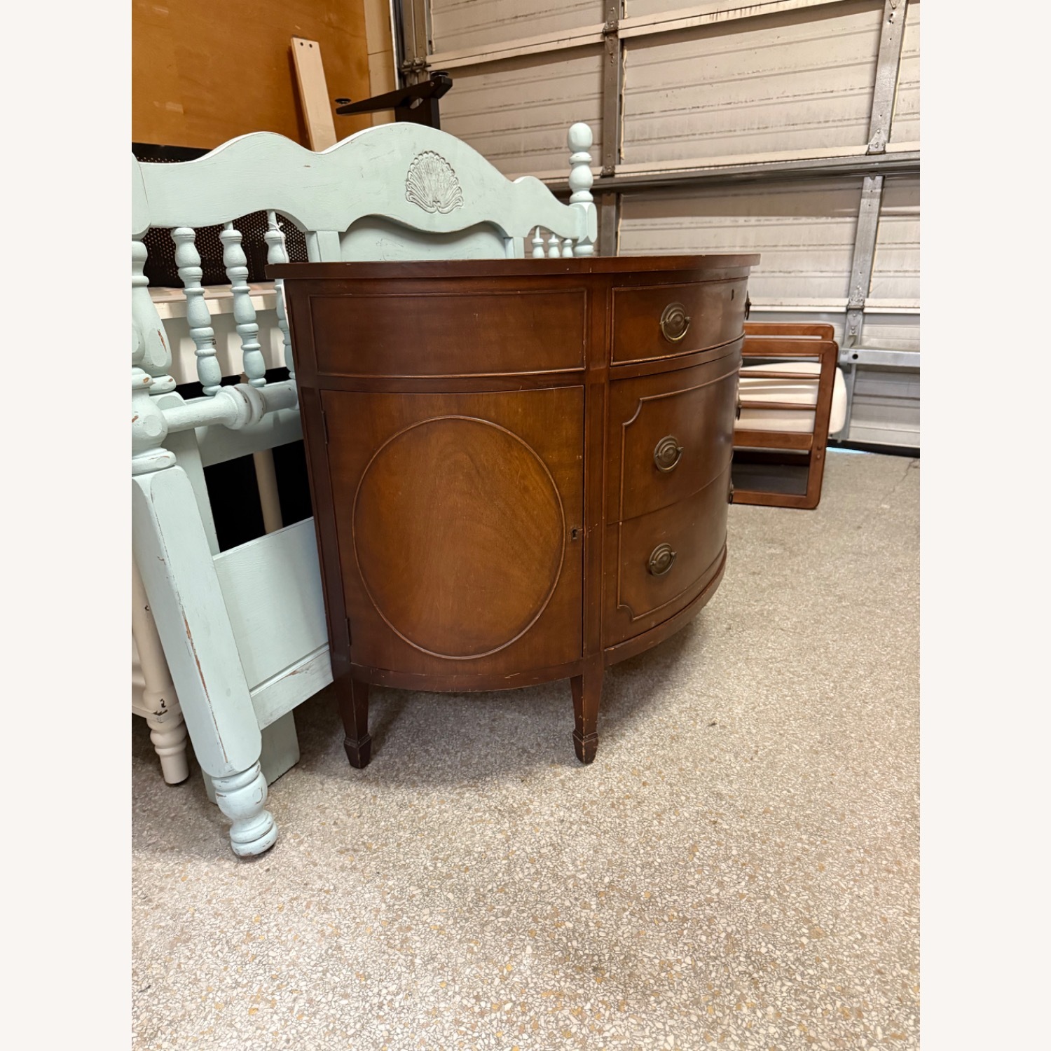Vintage Demilune Cabinet - image-3