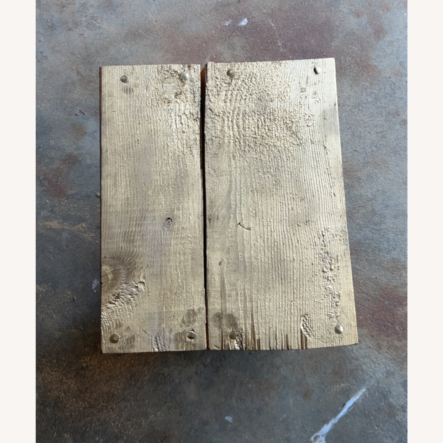 Vintage/Antique Finds Gold Wood Side Table - image-5