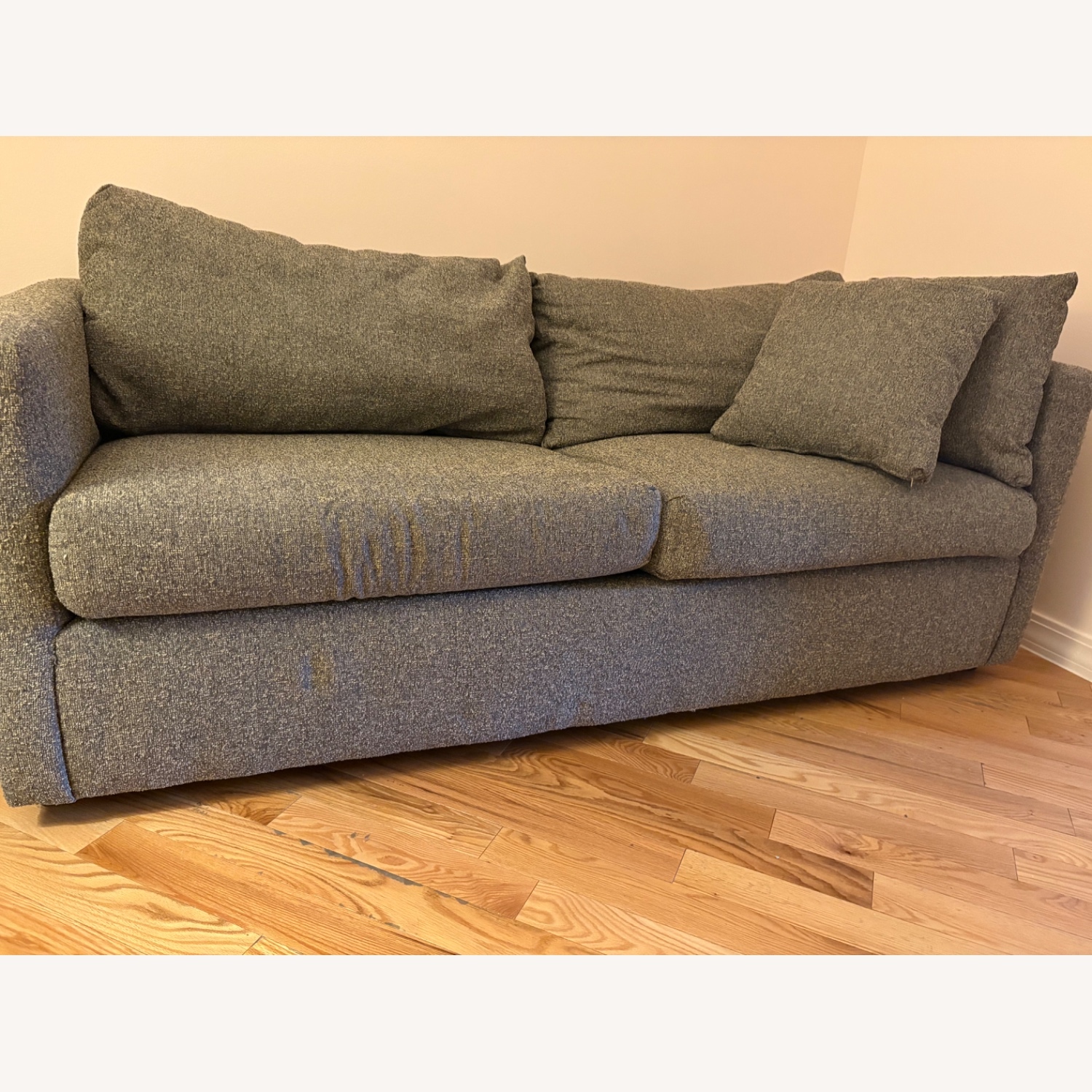 Joss & Main Godwin 75” Dark Gray Fabric Sleeper Sofa - image-8