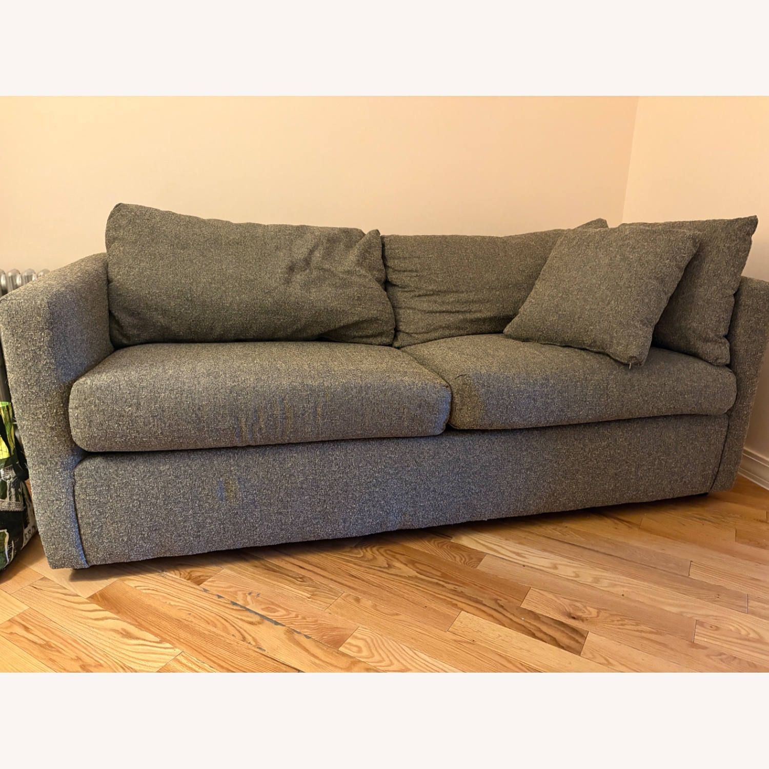 Joss & Main Godwin 75” Dark Gray Fabric Sleeper Sofa - image-9