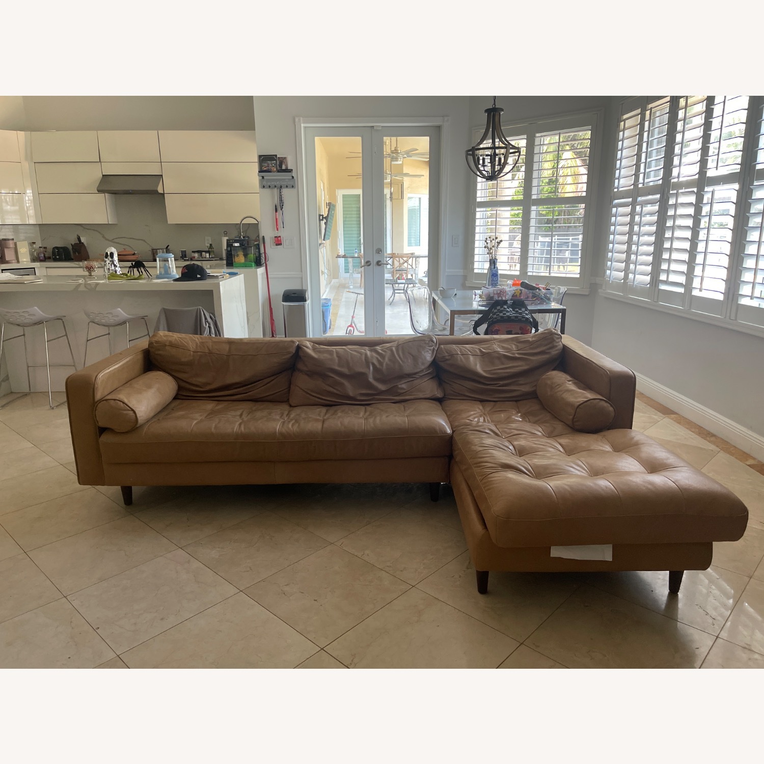 Article Sven Leather 2 Piece Sectional - image-5