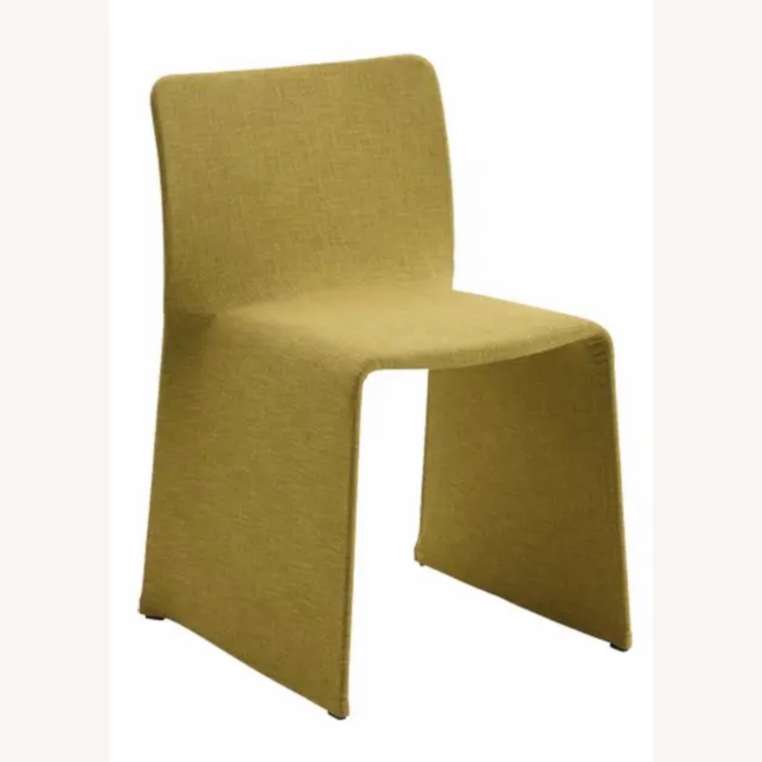 Molteni Glove Gold Fabric Dining Chairs - image-1