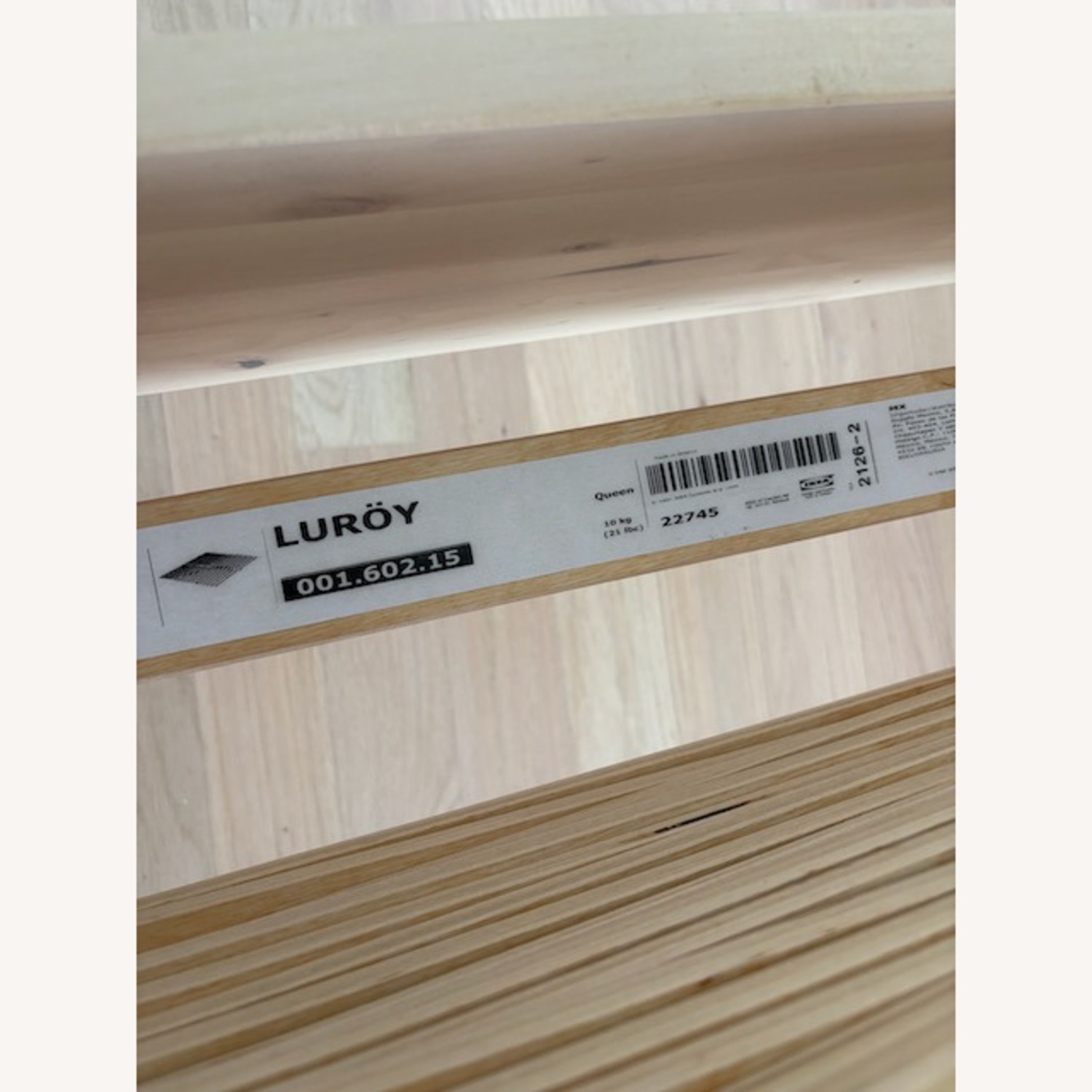 IKEA Björksnäs Natural Wood Queen Bed W Bed Base - image-6