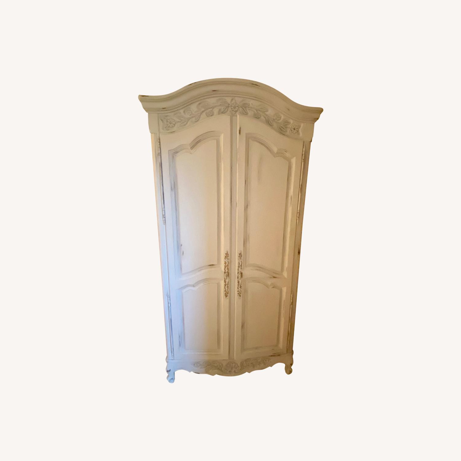 Vintage/Antique Finds White Armoire - image-0