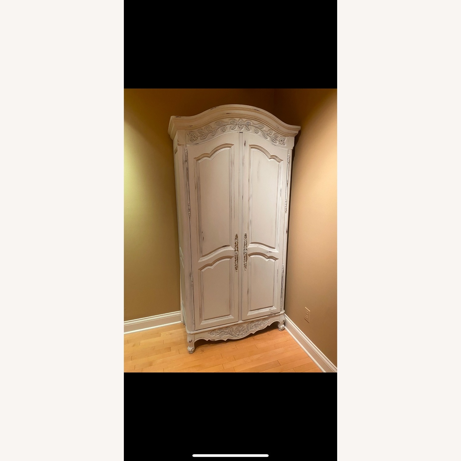 Vintage/Antique Finds White Armoire - image-7