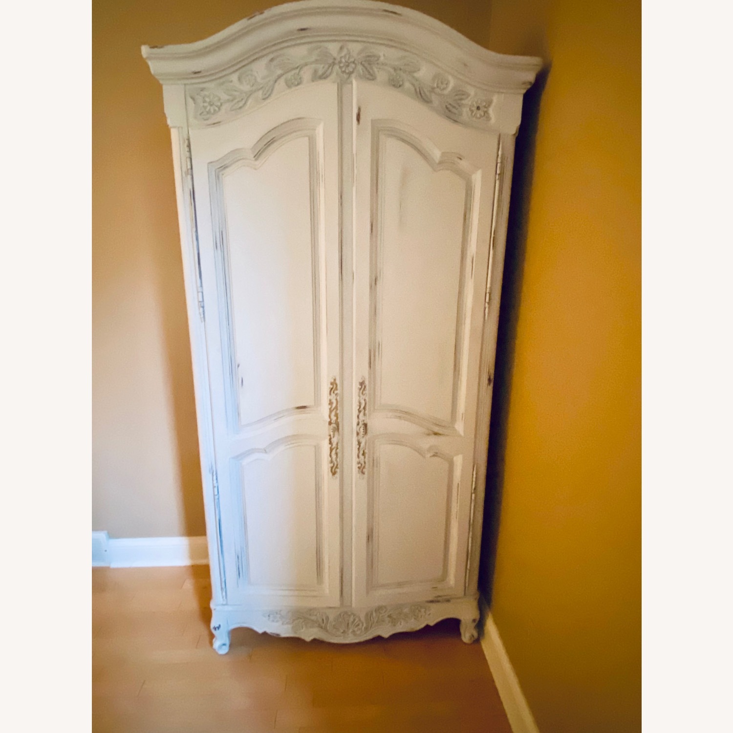 Vintage/Antique Finds White Armoire - image-2