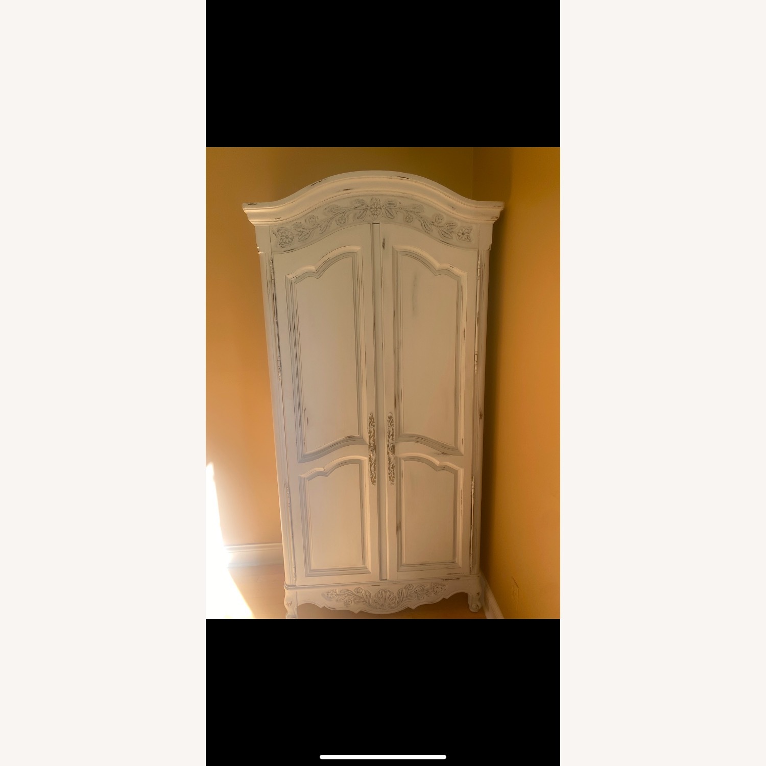 Vintage/Antique Finds White Armoire - image-5