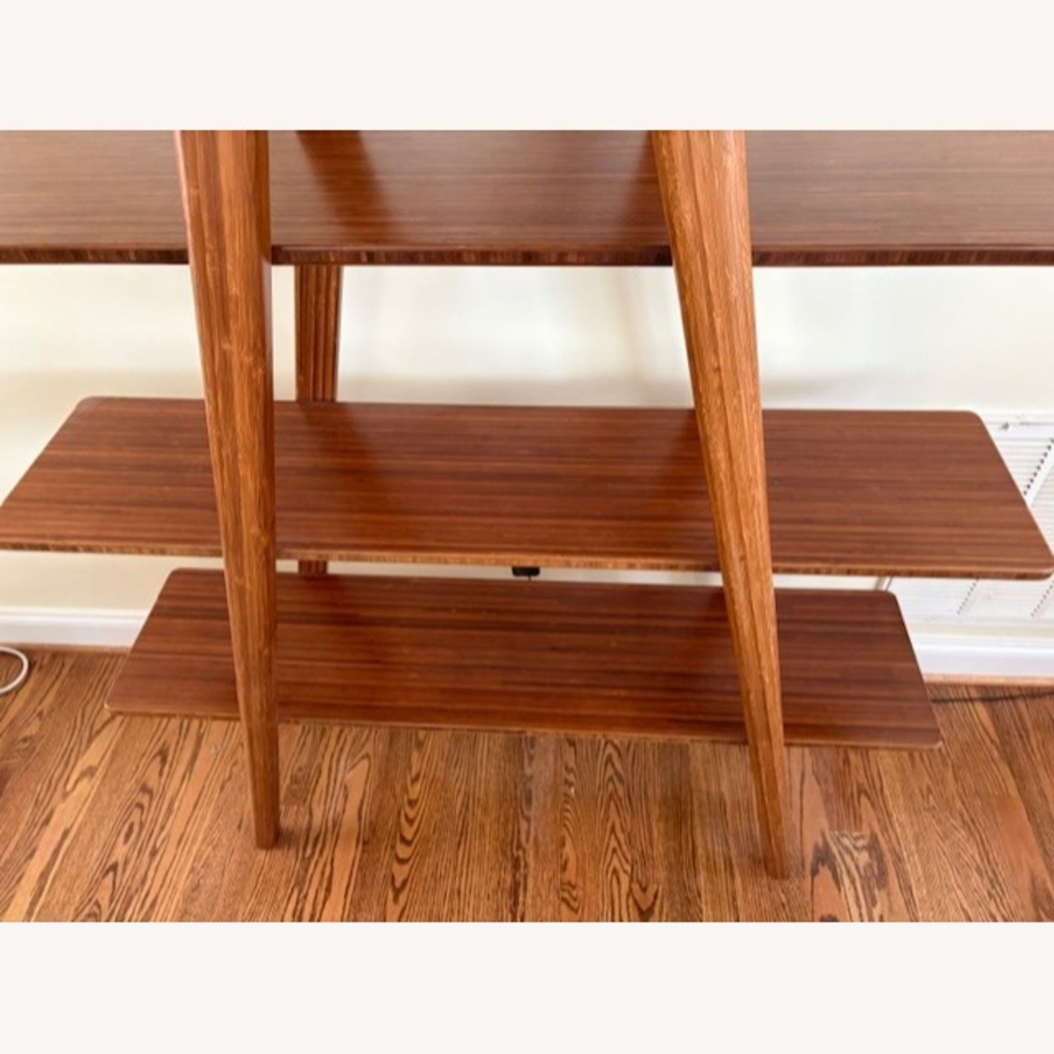 A-Frame Shelf - Solid Bamboo - Amber Finish - image-4
