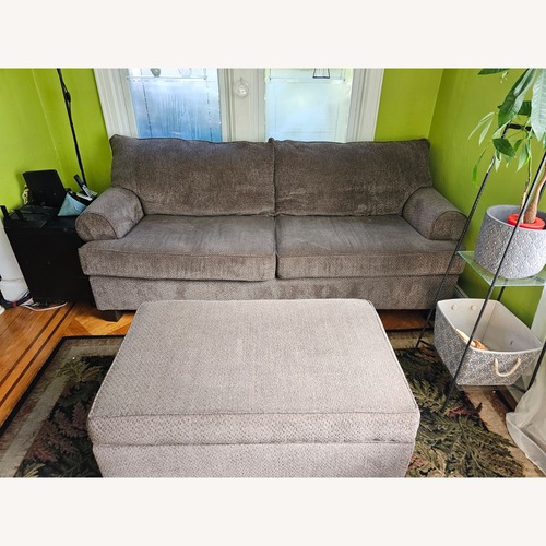 Lane Home Solutions Bellamy Storage Ottoman: Stylish Space-Saving Marvel