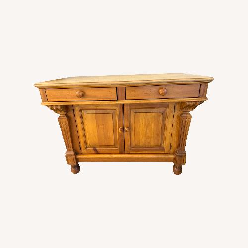 Used Lexington Furniture Wood Kitchen Island for sale on AptDeco