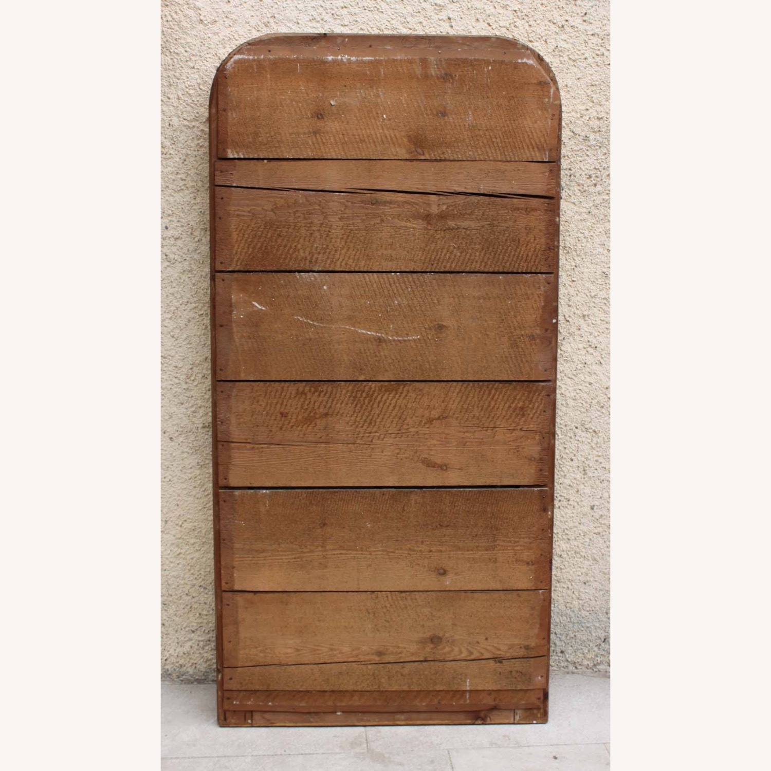 Antique Louis Philippe Gold Gesso Floor Mirror - image-6