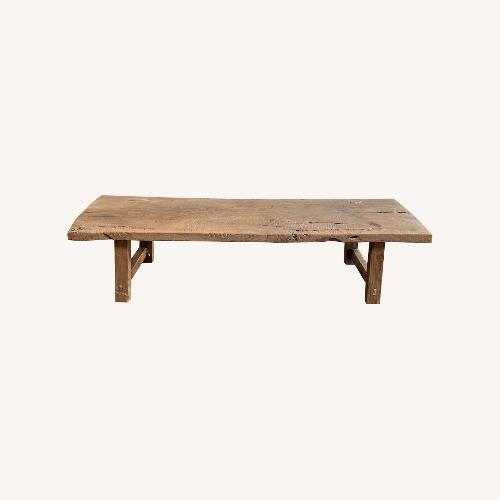 Used Antique Elmwood Coffee Table for sale on AptDeco