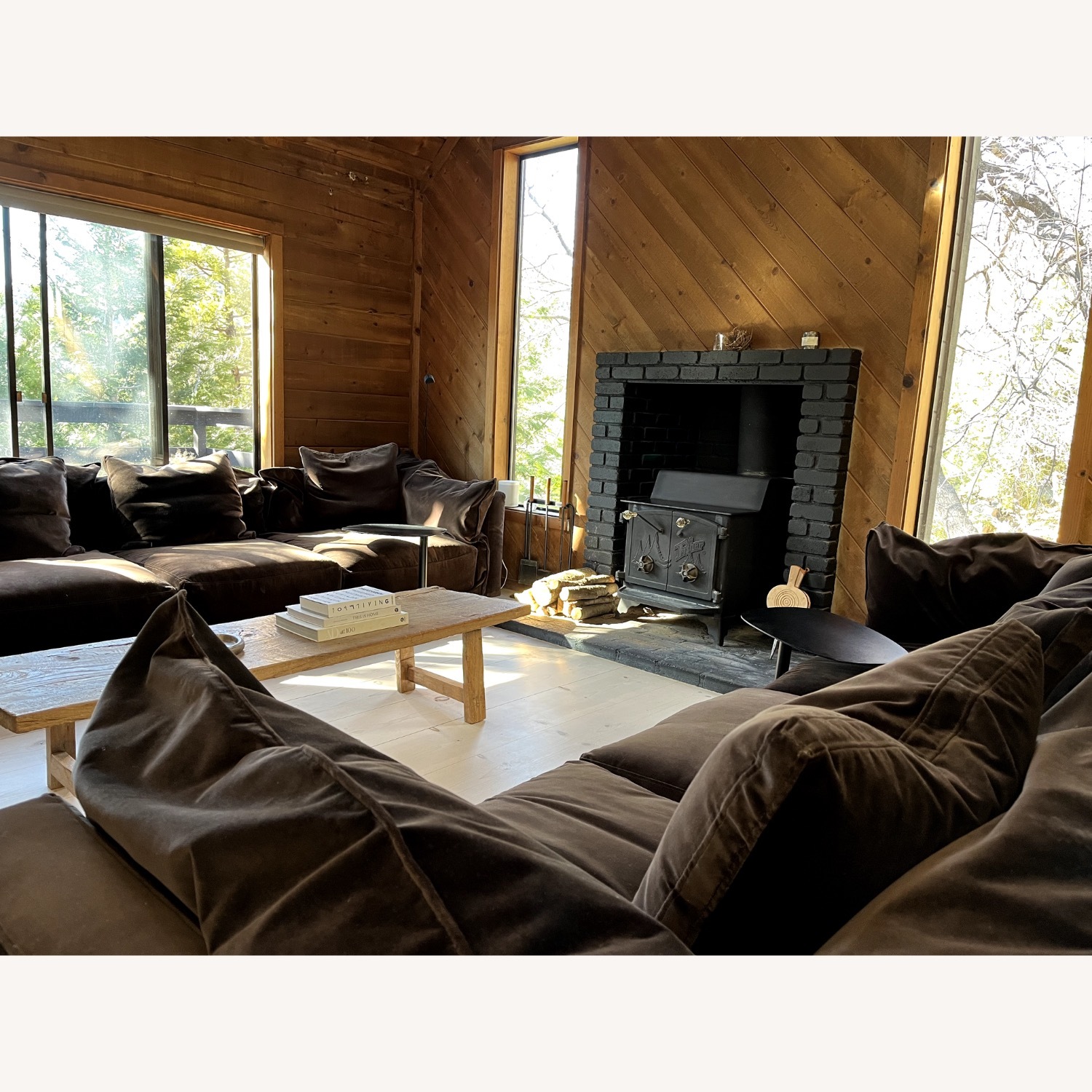 Antique Elmwood Coffee Table - image-4