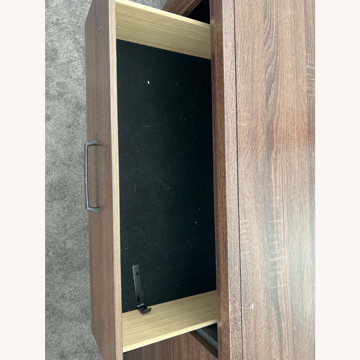 Dark Brown Wood Dresser - image-4