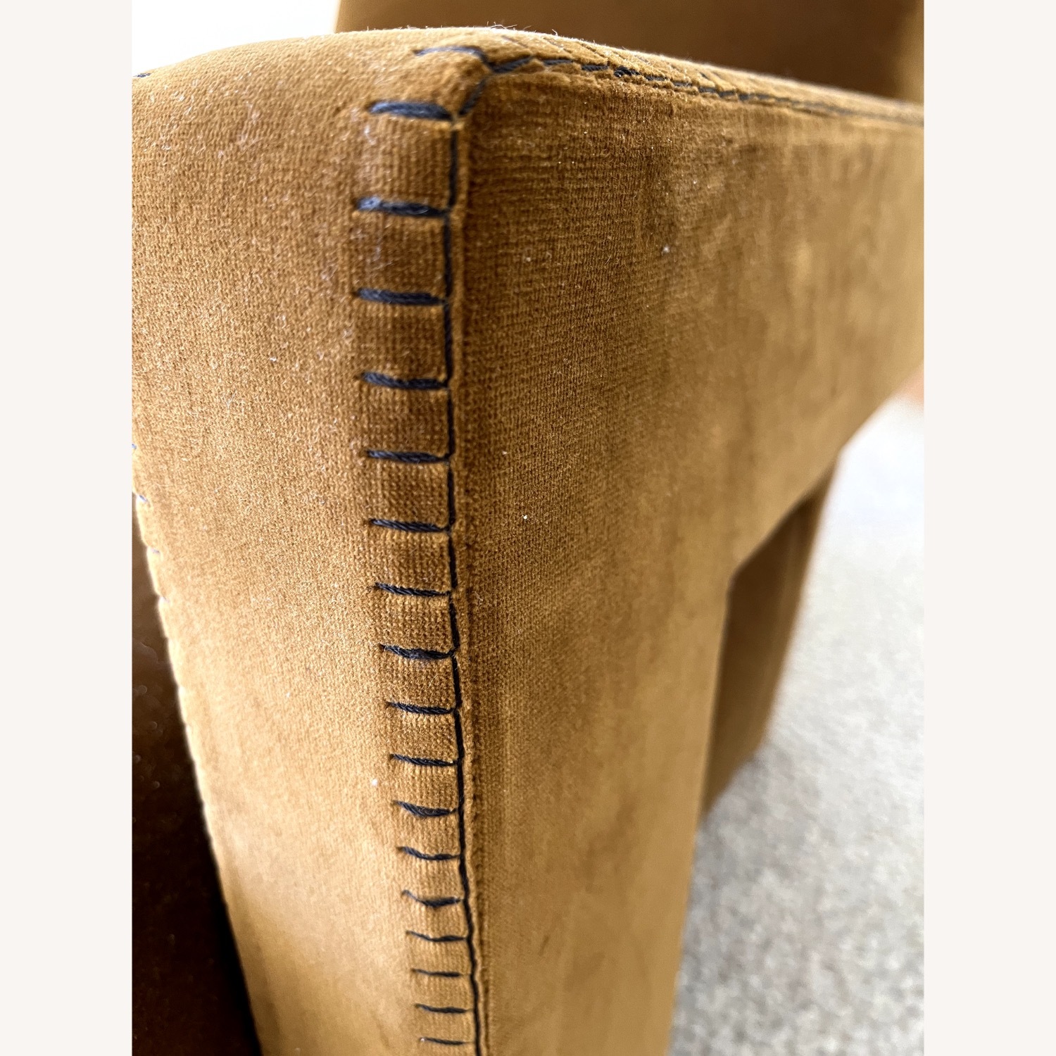 Cassina Utrecht Dark Brown Velvet Armchair - image-2