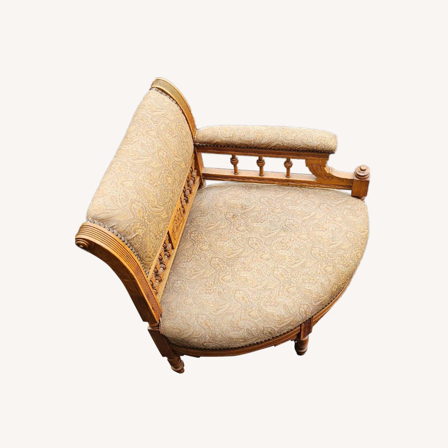 Vintage/Antique Finds Natural Wood Accent Chair - image-0