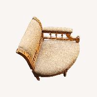 Vintage/Antique Finds Natural Wood Accent Chair