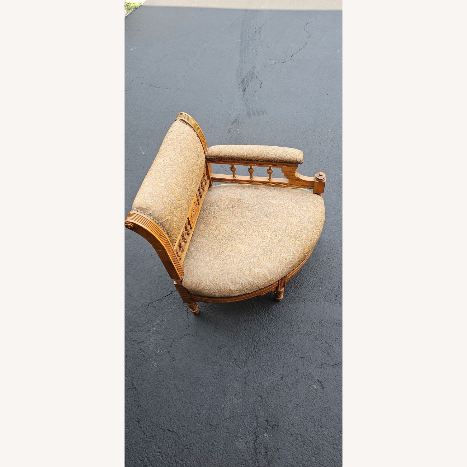 Vintage/Antique Finds Natural Wood Accent Chair - image-2