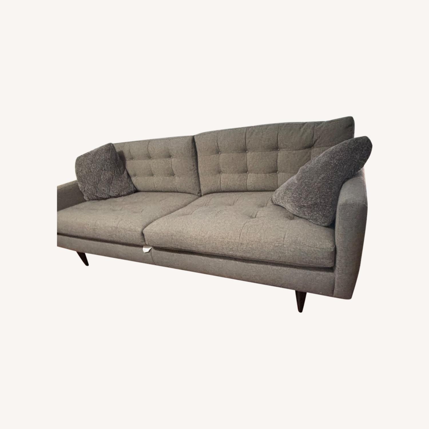 Crate & Barrel Petrie Light Gray 3+ Seater Sofa - image-0
