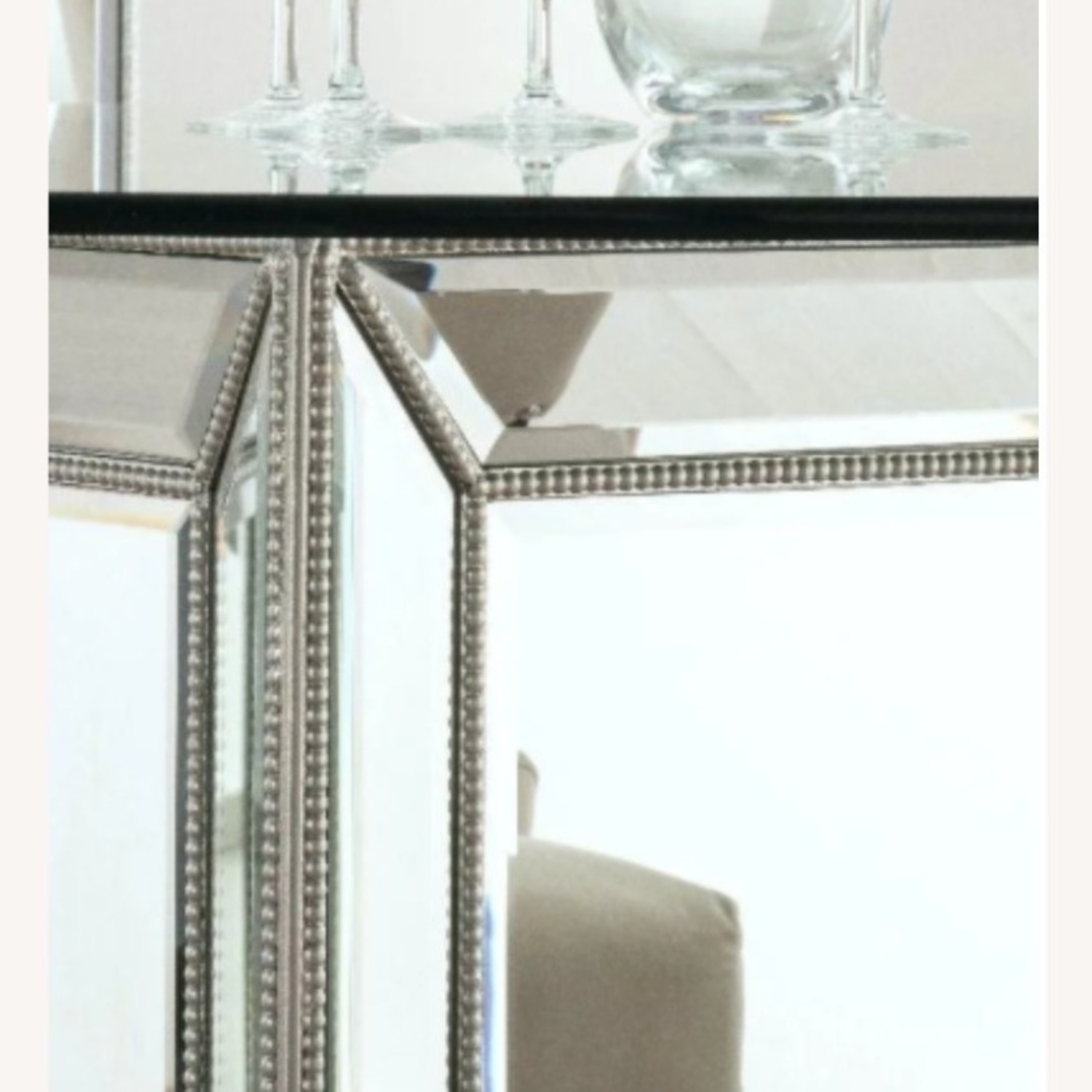 Bassett Murano Silver Glass Dining Sets - image-7