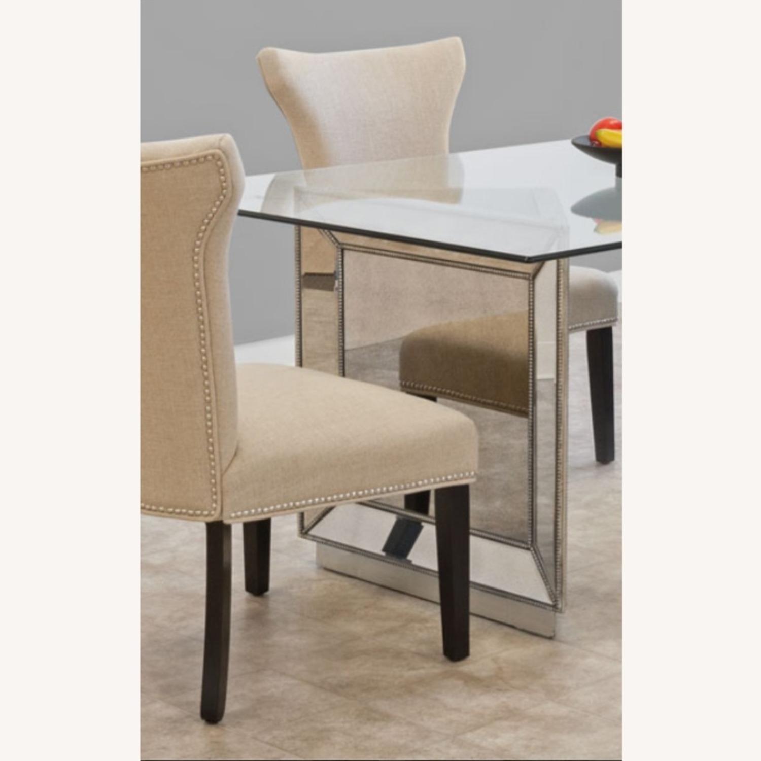 Bassett Murano Silver Glass Dining Sets - image-6