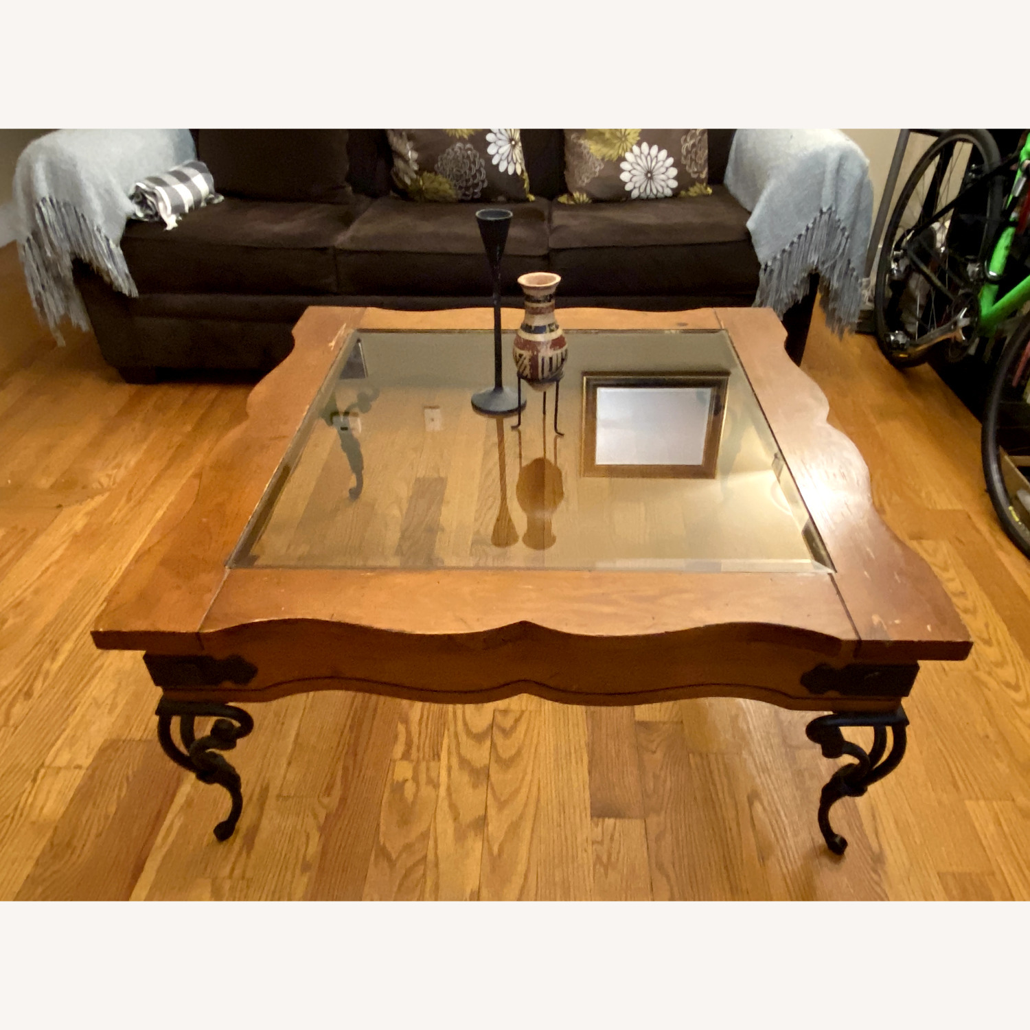 Vintage/Antique Finds Transparent Coffee Table - image-1