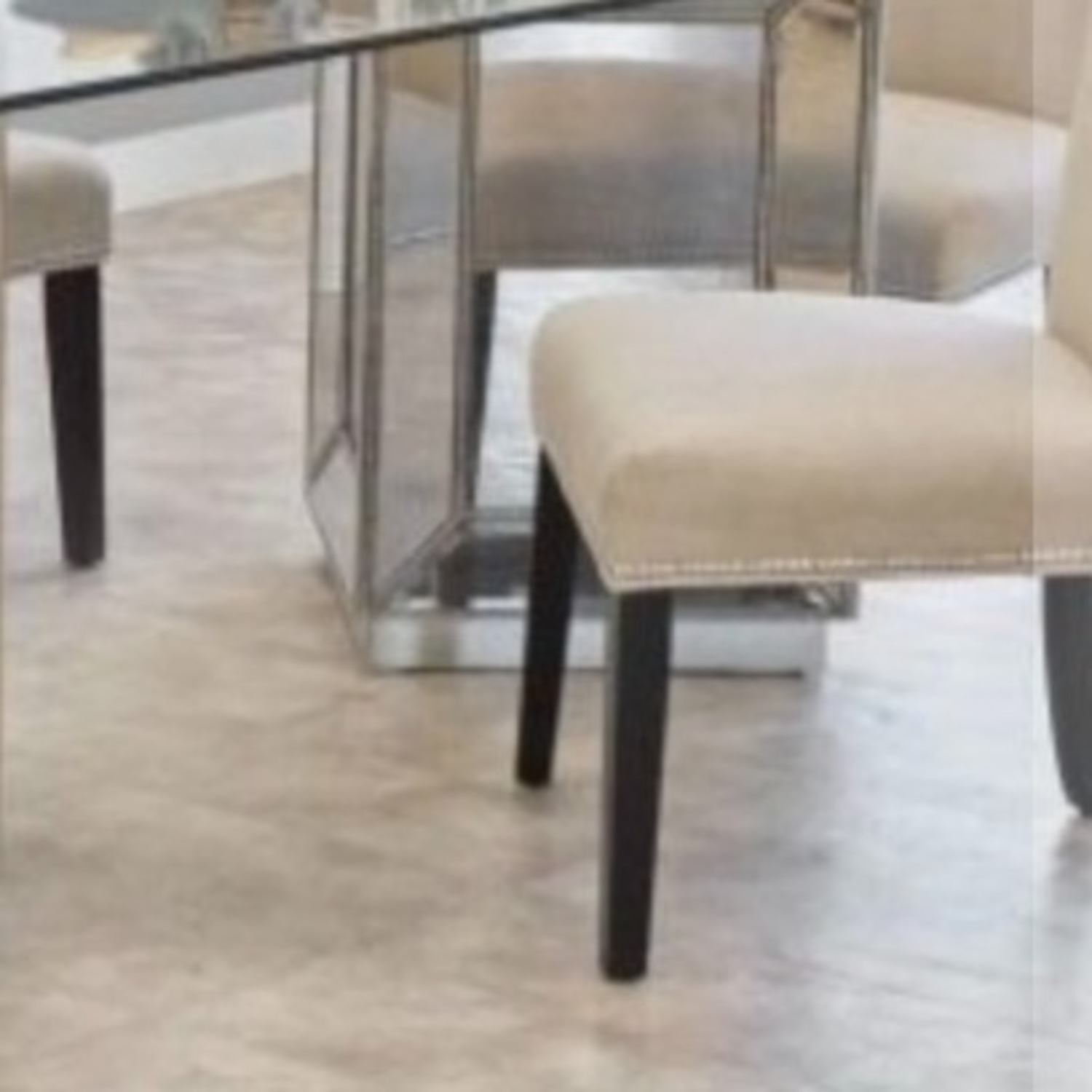 Bassett Murano Natural Linen Dining Chairs - image-2