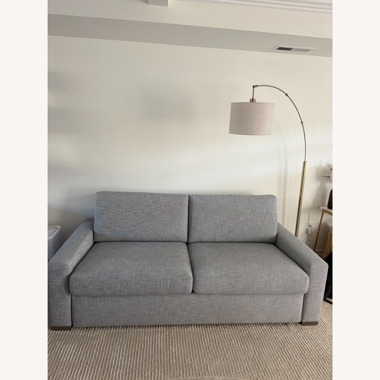 Restoration Hardware Maxwell Light Gray Sleeper Sofa - image-1