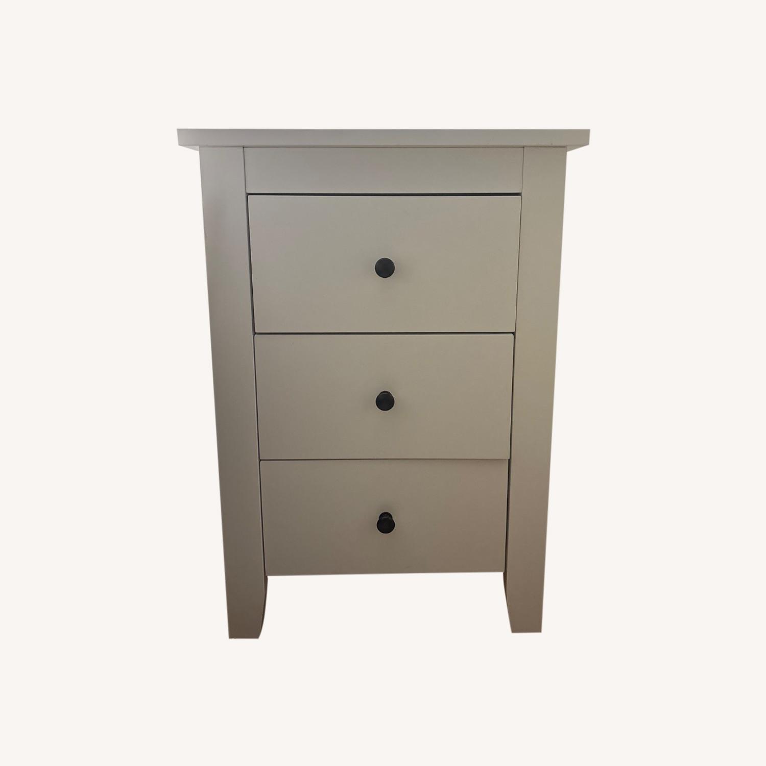 Overstock White Wood Nightstand - image-0
