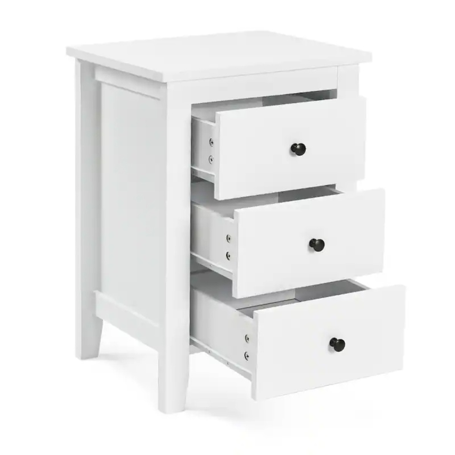 Overstock White Wood Nightstand - image-4