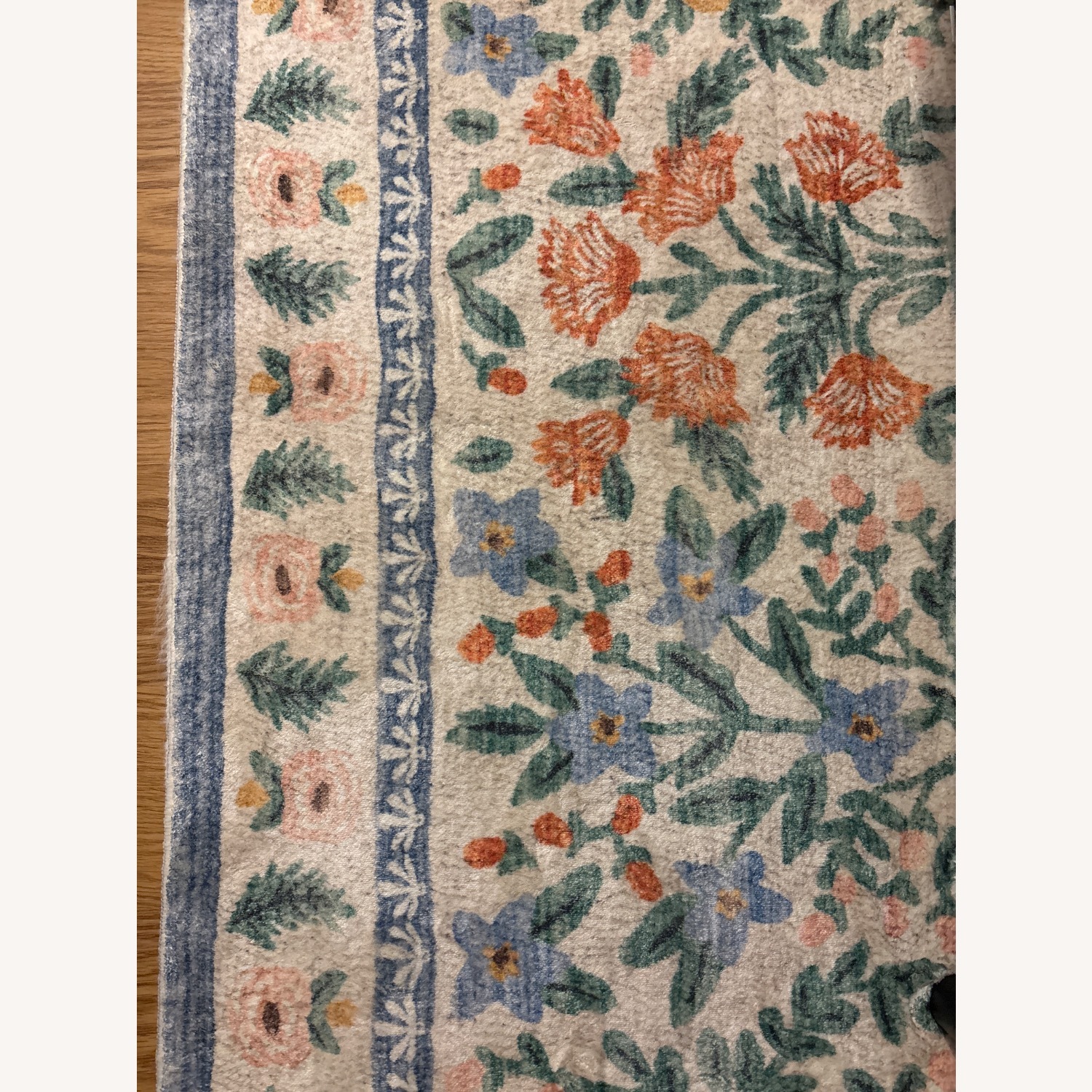 Rifle Paper Co. x Loloi Eden Mughal Garden Cream Rug feat CloudPile 5' x 8' - image-3