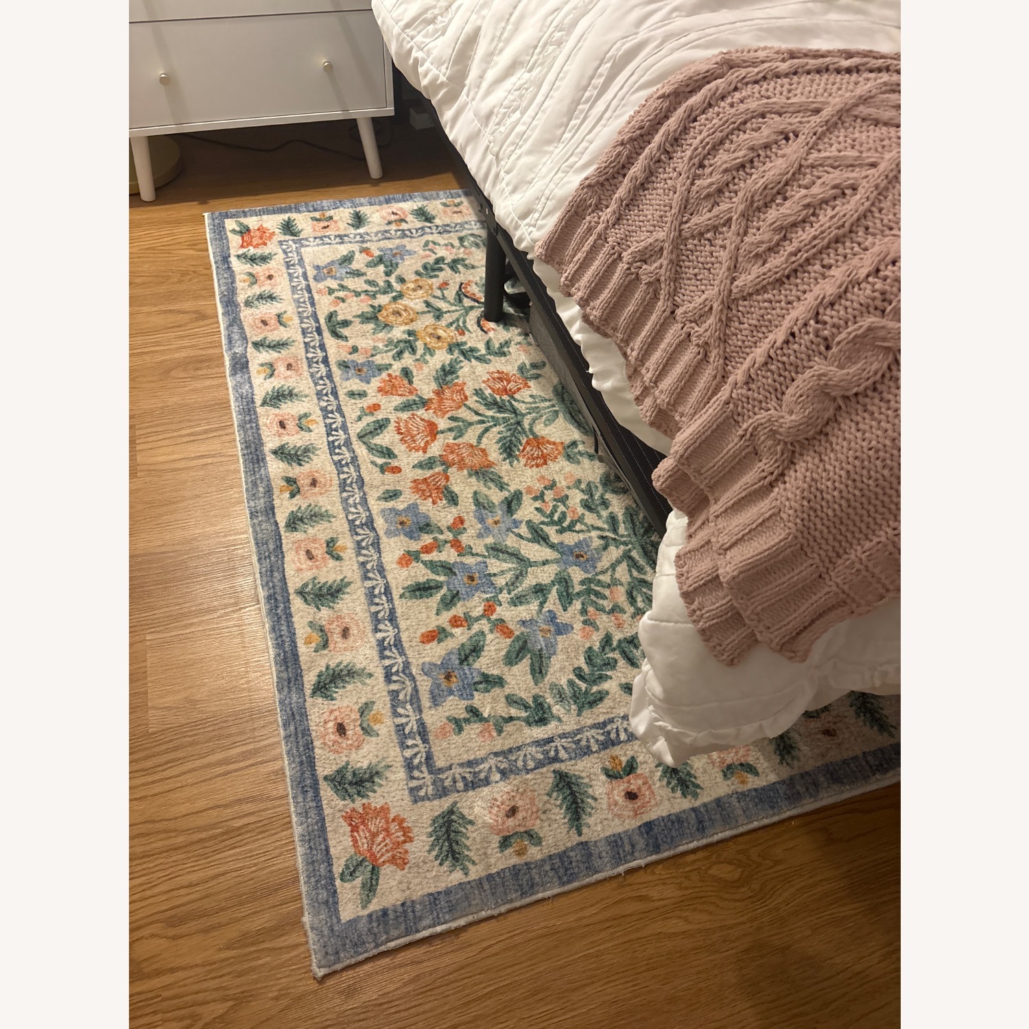 Rifle Paper Co. x Loloi Eden Mughal Garden Cream Rug feat CloudPile 5' x 8' - image-2