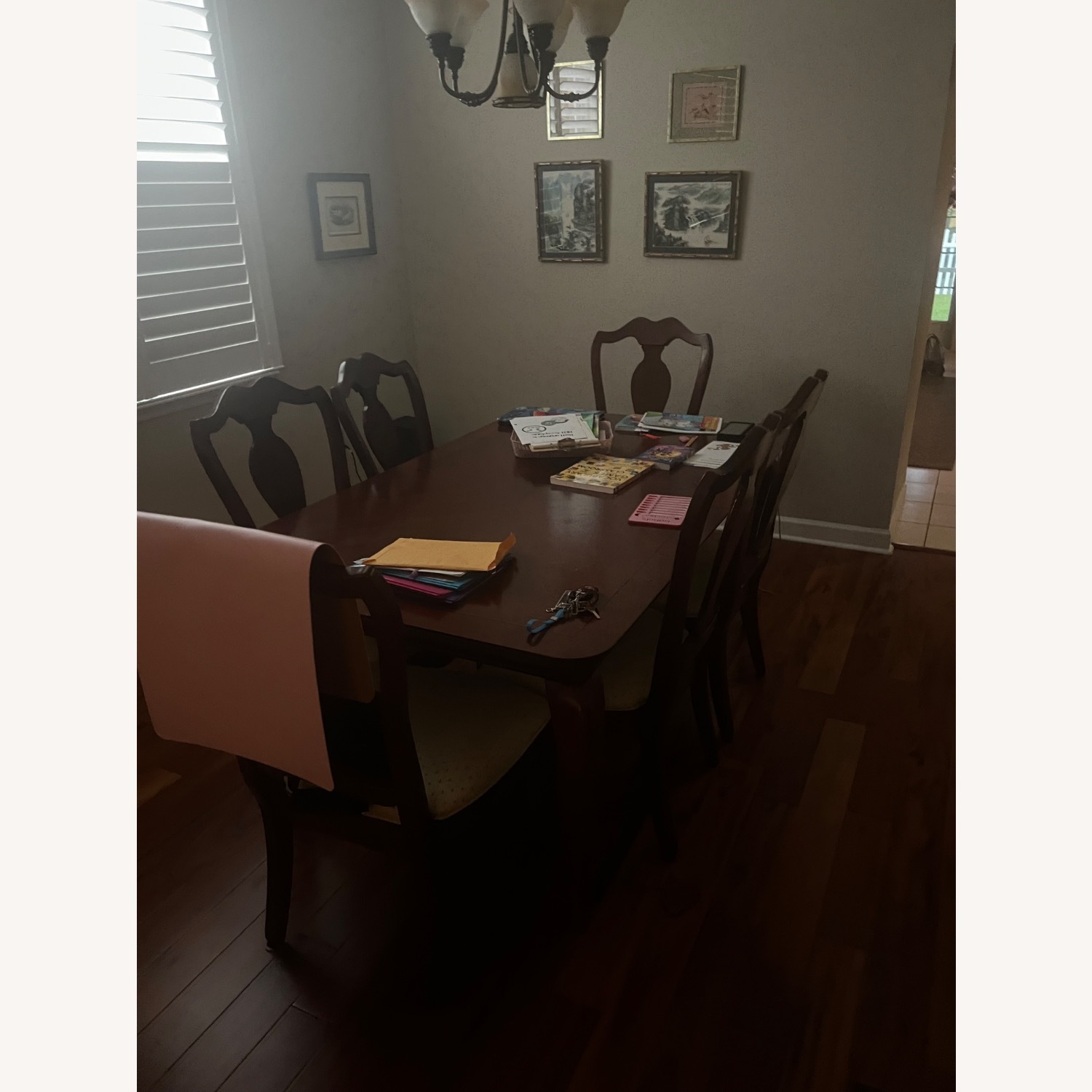 Thomasville Dining Table & Chairs - image-1
