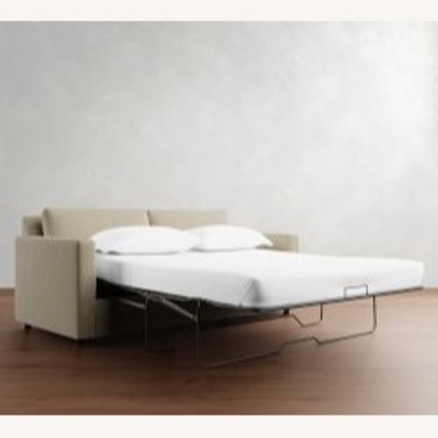 Sanford Square Arm Upholstered Full Sleeper Sofa - image-4