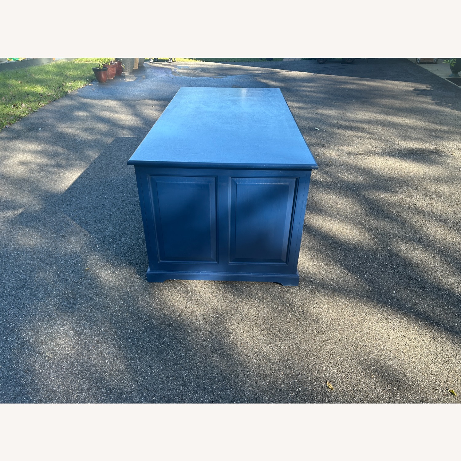 Blue Wood Desk - image-5