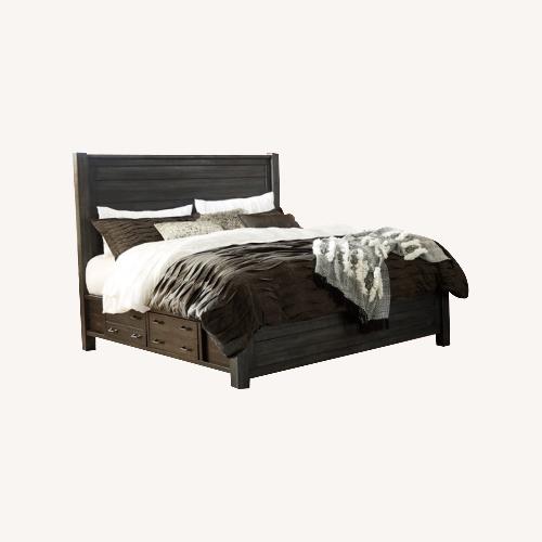 Used Baylow Queen Panel Bed Wit Storage for sale on AptDeco