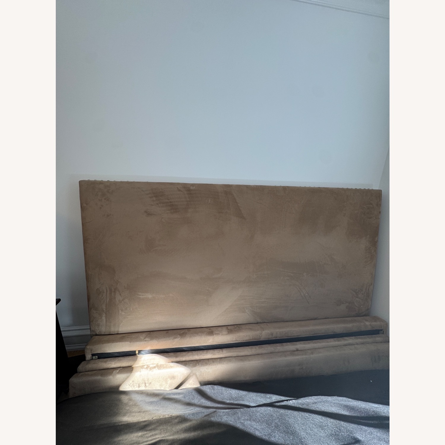 Pottery Barn Raleigh Square Upholstered Bed Frame - image-3