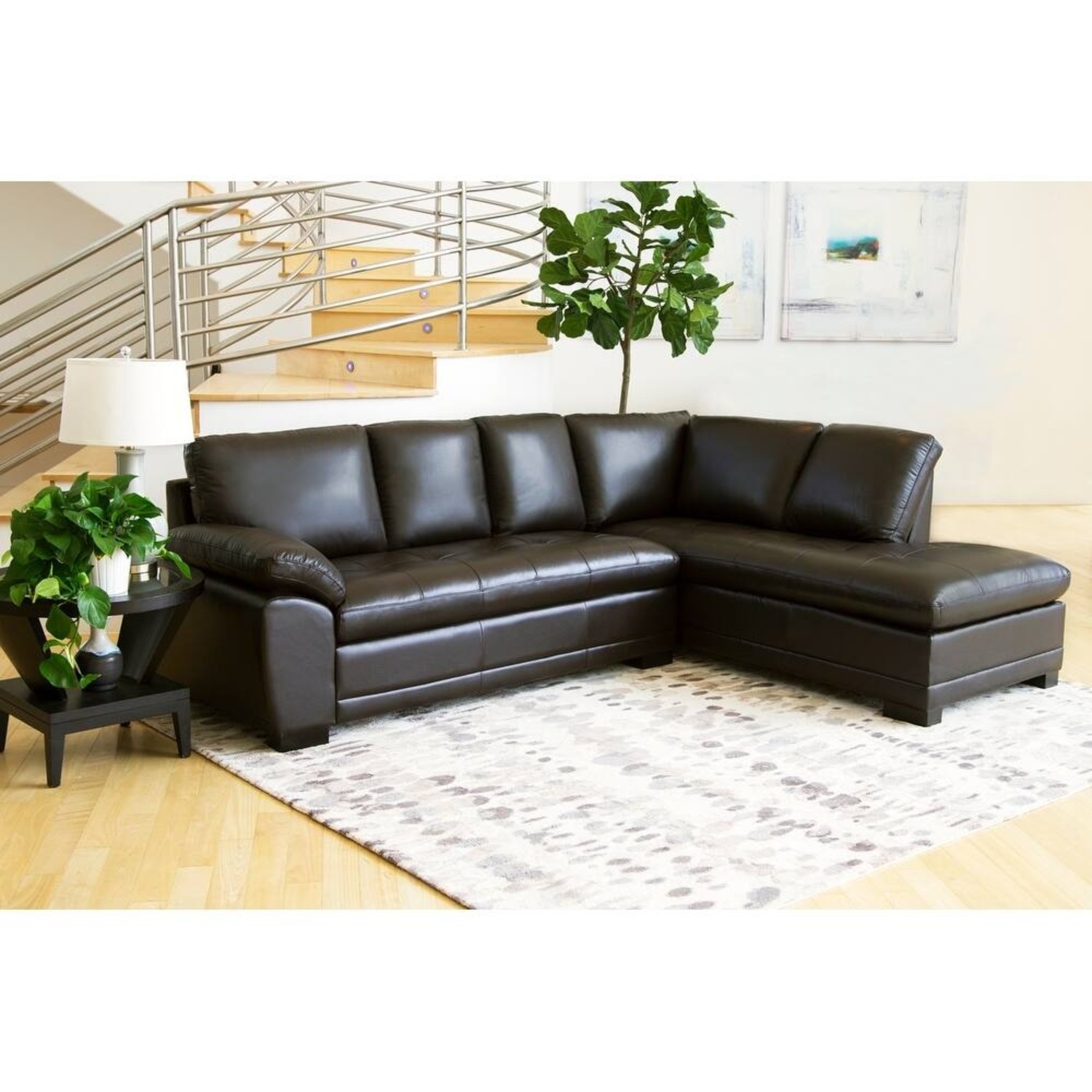 Abbyson Living Furniture 3+ Piece Sectional - image-9