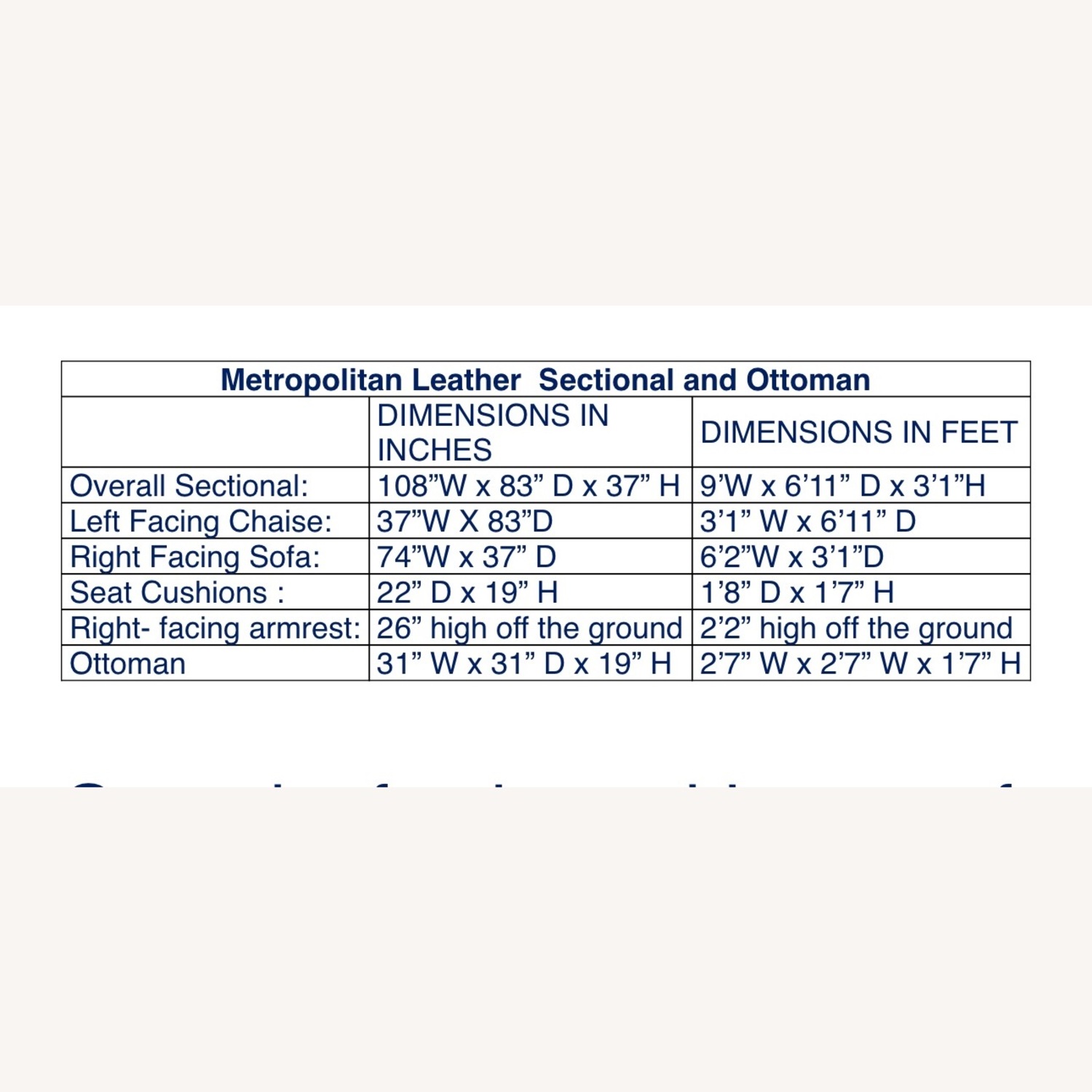 Abbyson Living Furniture 3+ Piece Sectional - image-4